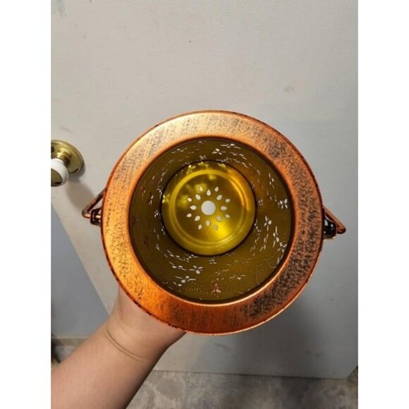 Solar Lanterns Outdoor Hanging Lantern Lights Dragonfly Hollowed-Out Metal Decor - Picture 3 of 3